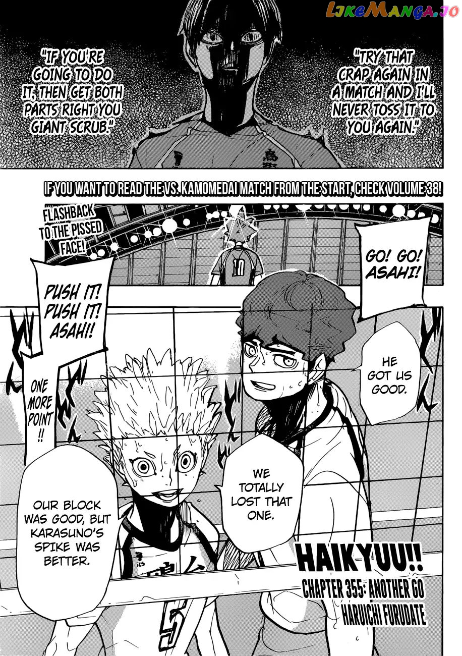 Haikyuu!!, Chapter 355 image 01